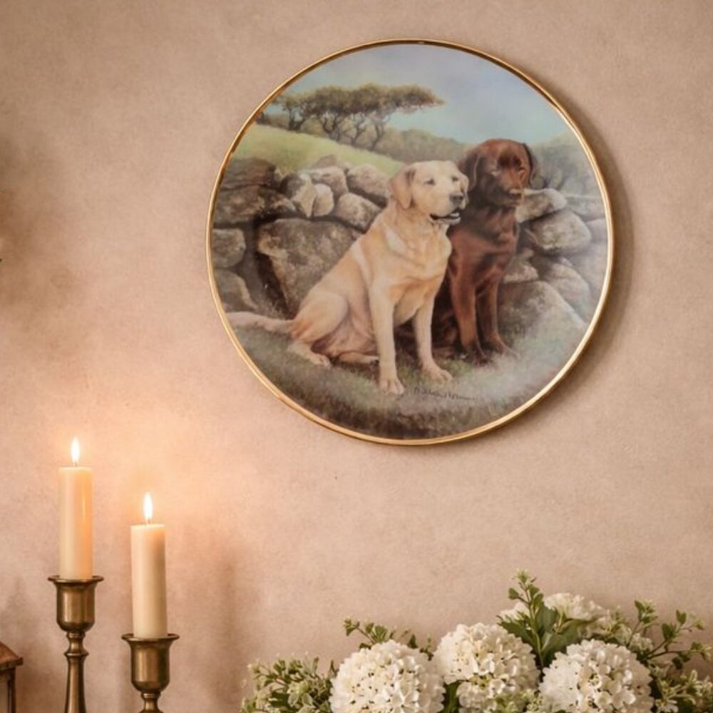 Franklin Mint “Trusted Companions” Plate by Nigel Hemming – Limited Edition HG25